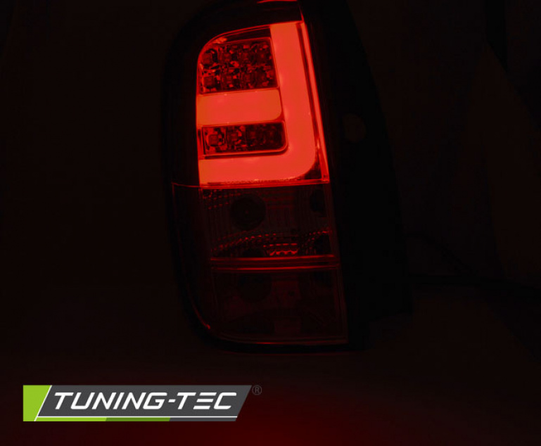 LED Lightbar Design Rückleuchten für Dacia / Renault Duster 10-14 rot/rauch